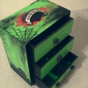 Custom DIY Jewelry Box Zombie-Halloween-Punk-Goth